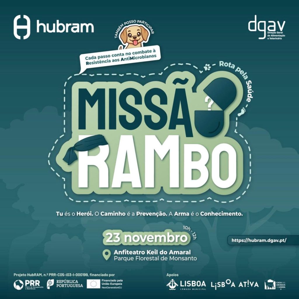 Cãominhada “Missão RAMbo”: Junta-te ao Exército Contra a Resistência Antimicrobiana!